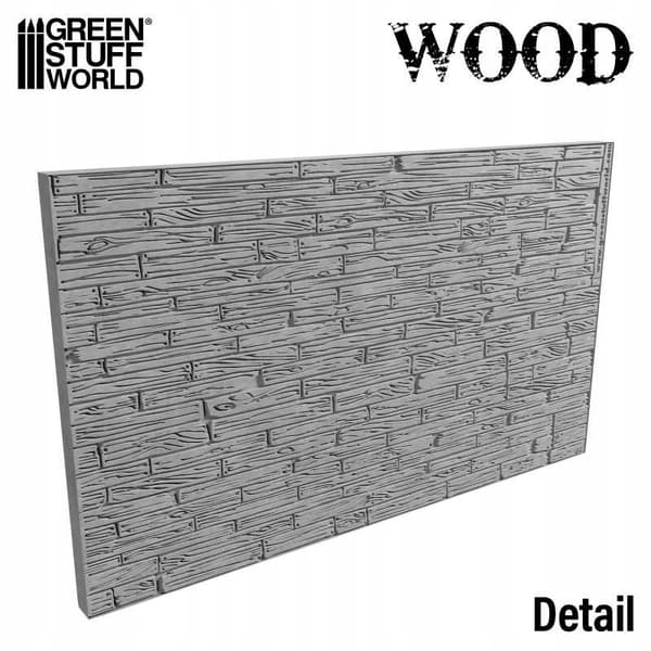 Wood Planks Rolling Pin – a rolling pin for creating miniature textures