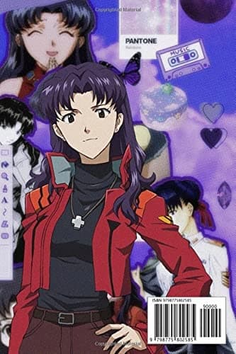 Misato Katsuragi Notebook: Lined Pages Notebook, Small Size, 6x9 inches / 1