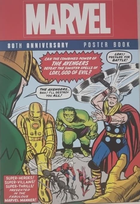 MARVEL 80TH ANNIVERSARY POSTER BOOK TP [9781302918934]