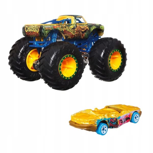 Hot Wheels Mattel Monster Trucks Chassis Snapper HKM09 1:64