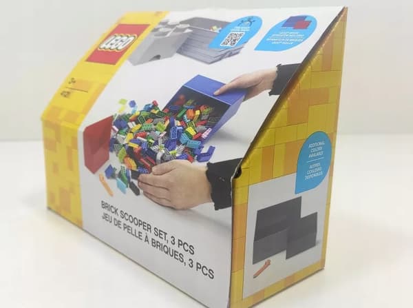 LEGO SET 2 X DUSTPAN + SEPARATOR 4121