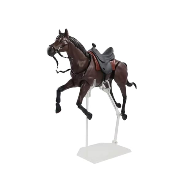 Pony figurine – Action figure model, poseable, home décor – brown