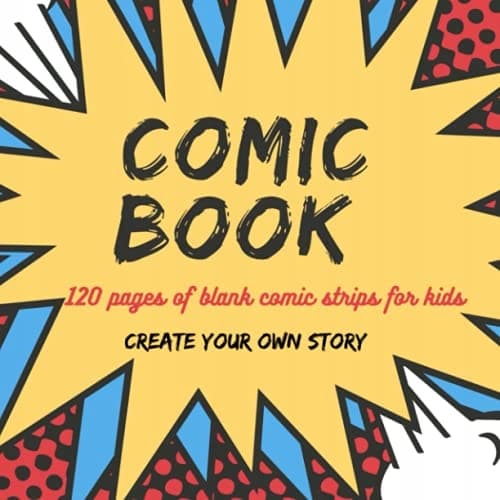 Blank Comic Book: 8.25 x 8.25, 120-page blank comic book
