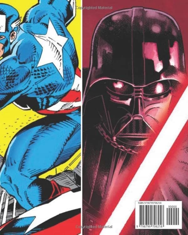 Comic Colour Book by South Rain: A large comic sketchbook featuring your superh