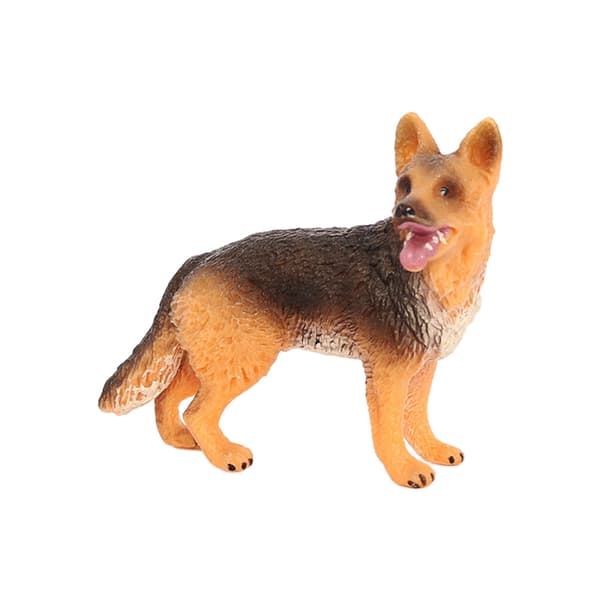 PLASTIC DOG FIGURINE – TABLE DECORATION – ANIMAL MODEL