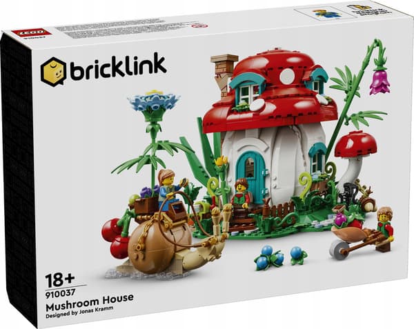 LEGO BrickLink 910037 Mushroom House