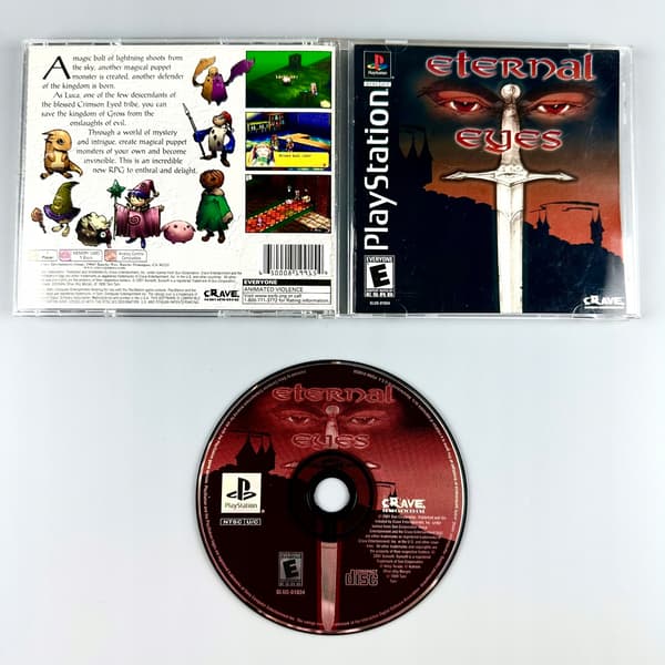 Eternal Eyes | PS1 | PSX | PLAYSTATION 1 | 3xA SET