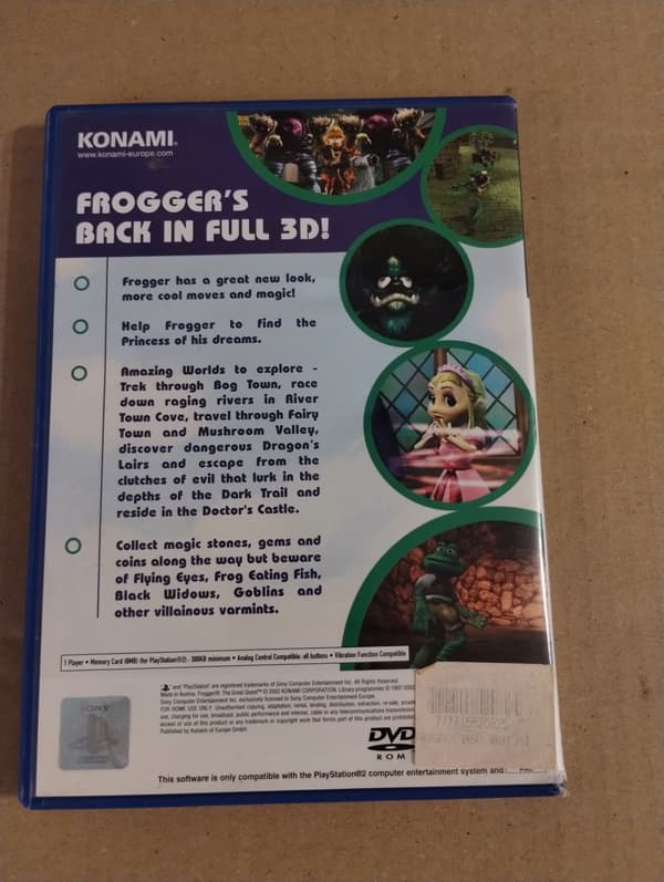 FROGGER THE GREAT QUEST game for Sony PlayStation 2 (PS2)