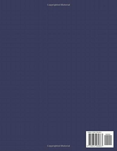 1/2 Picture, 1/2 Graph 4x4 squares Composition Notebook: 110 pages (8.5 i