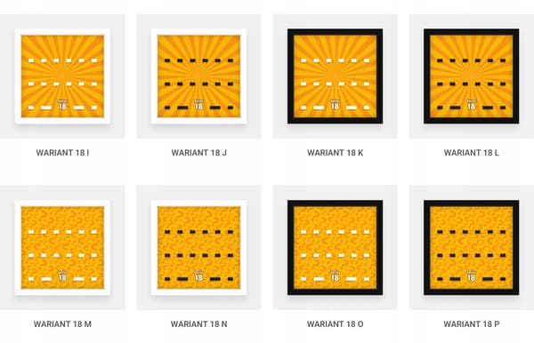 LEGO MINIFIGURES FRAME 71021 SERIES 18 27CM