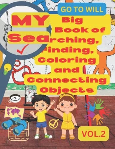 My Big Book of Searching, Finding, Colouring and Connecting Objects (Search,