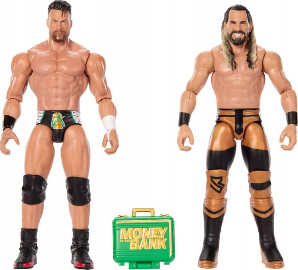 WWE – MAIN EVENT SHOWDOWN – LA KNIGHT VS SETH ROLLINS (2-FIGURE PACK) FIGURES