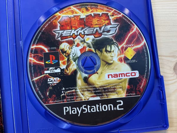 TEKKEN 5 – disc in excellent condition, complete set, ANG, PS2