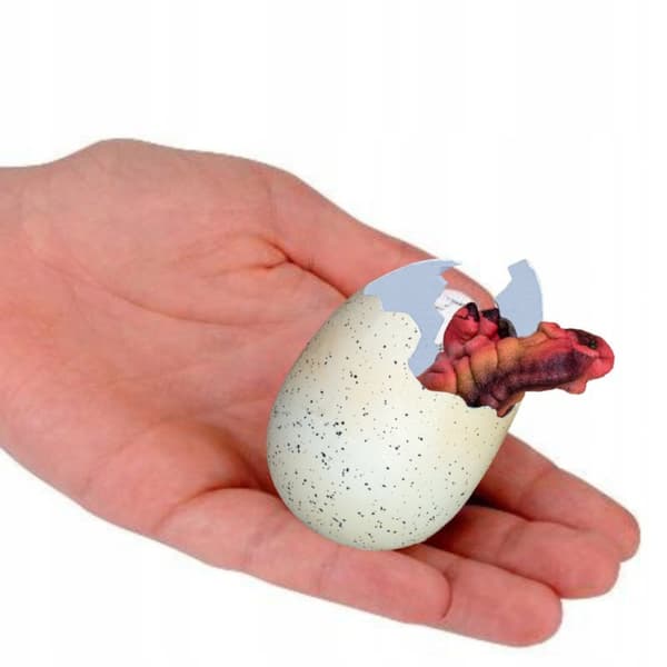 EGG: dinosaur egg – hatching, growing DINOSAUR – LARGE – AS A GIFT