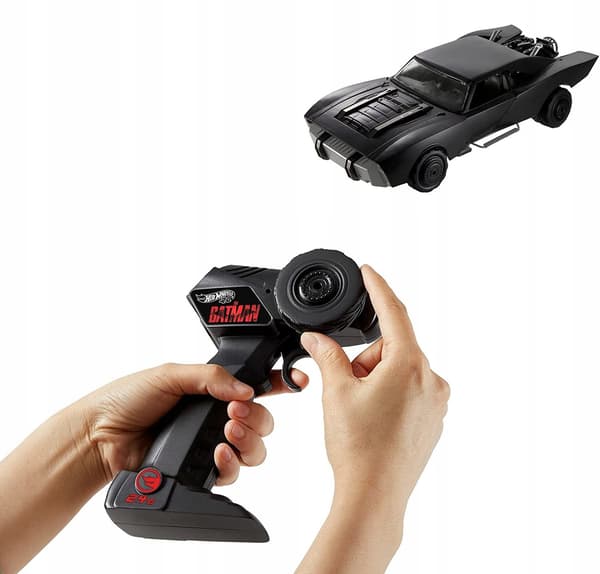 HOT WHEELS 1:10 RC BATMOBILE, remote-controlled