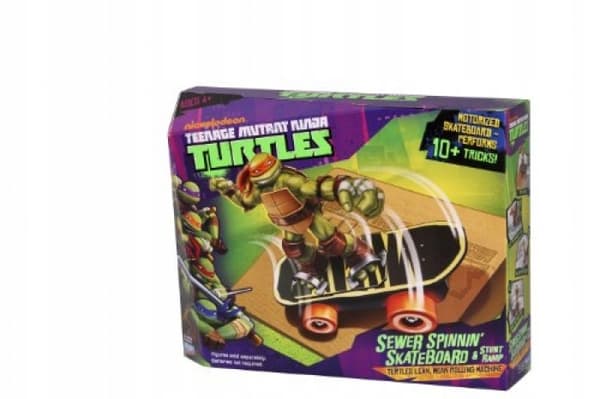 TURTLES FIGURINE + SKATEBOARD 94051