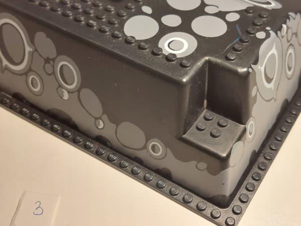 LEGO 3D Plate 2552px2 for sets 6988, 6959, 6991