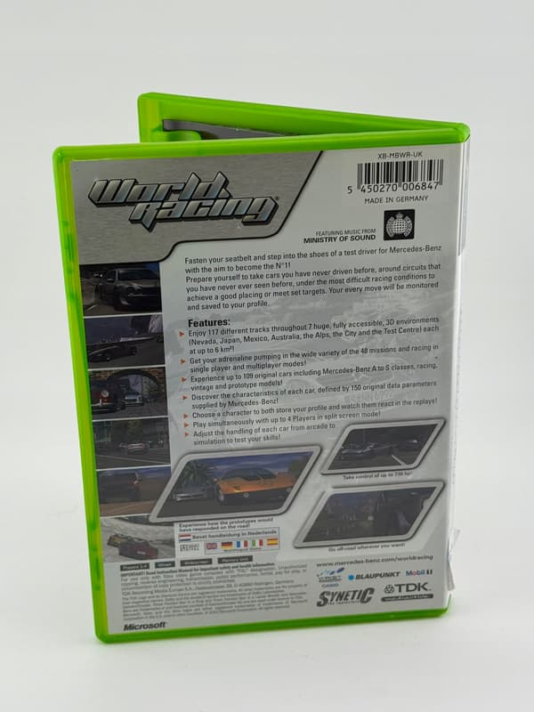 WORLD RACING 3XA Xbox boxed version