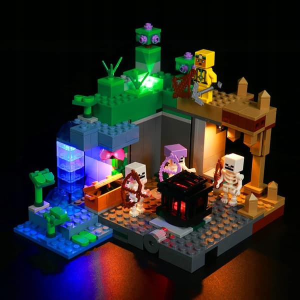 LED lighting for LEGO 21189 Minecraft The Skeleton Fleece Brickbling