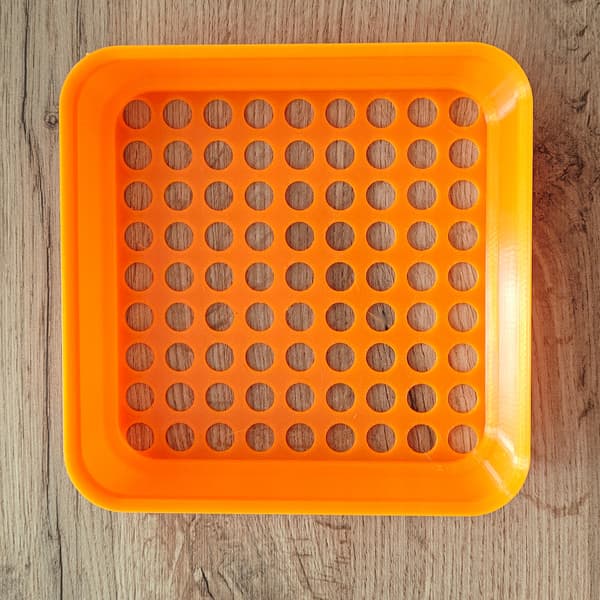 Colourful LEGO Brick Sorter – a multi-tiered container for sorting bricks
