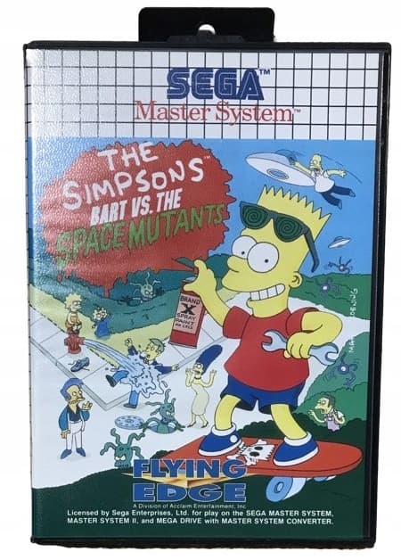 THE SIMPSONS: BART VS THE SPACE MUTANTS – SEGA MASTER SYSTEM