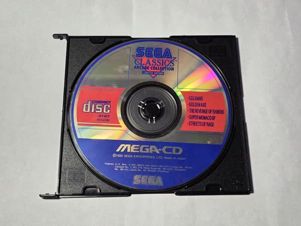 SEGA CLASSICS ARCADE COLLECTION LIMITED MEGA CD