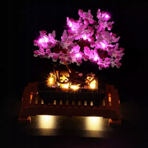 Lighting set for LEGO Creator Bonsai Tree (purple version) 10281