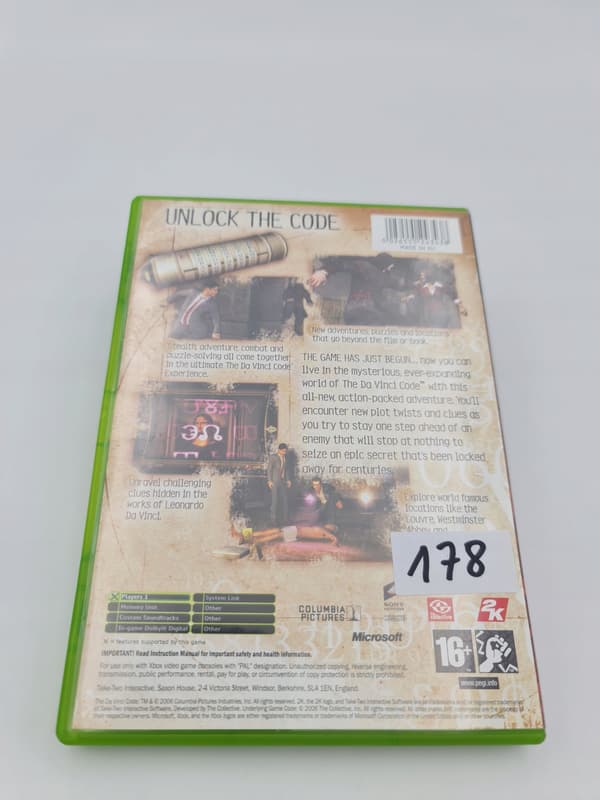 XBOX THE DAVINCI CODE