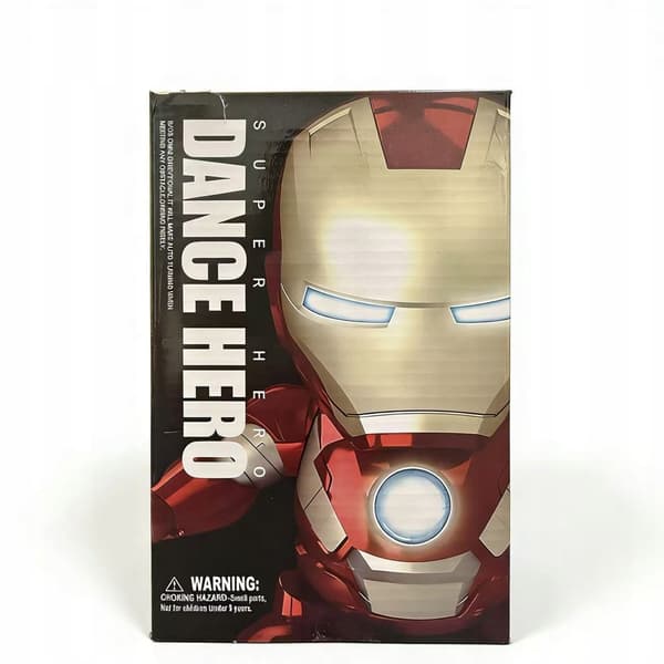 Dance Hero Robot: Red Dancing LED Musical Robot Toy