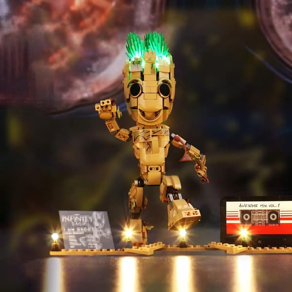 BrickBling LED Lighting Set for Lego 76217 I'm Groot Toy (NO BRICKS)