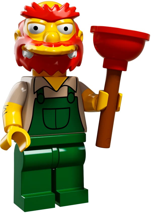 LEGO The Simpsons Groundskeeper Willie Minifigure 71009-13