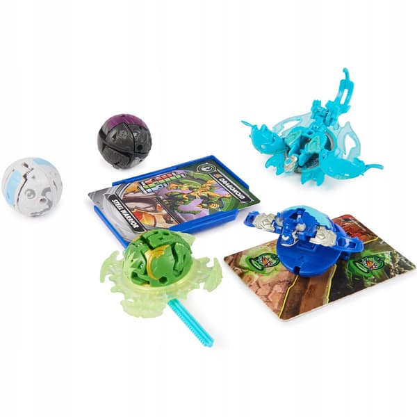 BAKUGAN 3.0 BATTLE PACK 5-PACK VENTRI DRAGONOID SMOKE TITANIUM BRUISER TROX