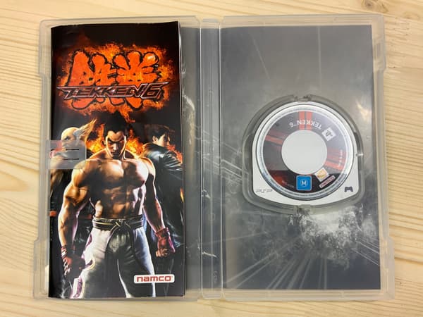 TEKKEN 6 – PSP disc, in excellent condition, complete set