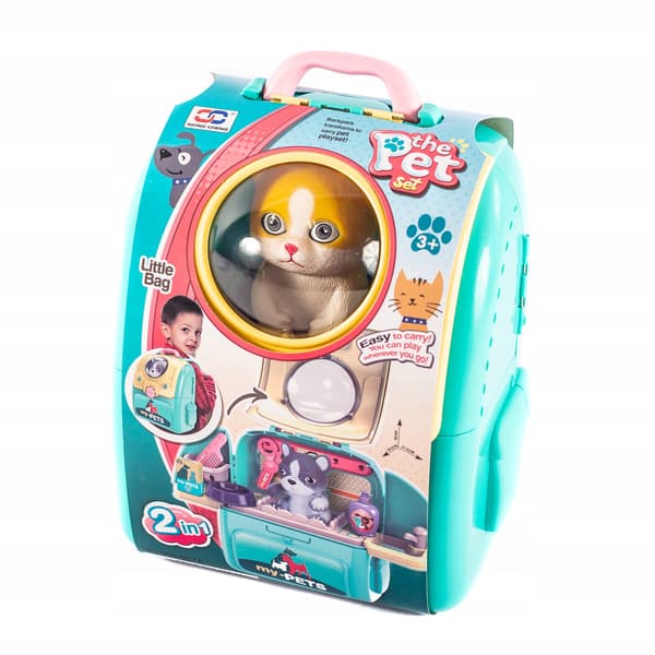 PET GROOMER STYLIST SET – BACKPACK WITH A CAT