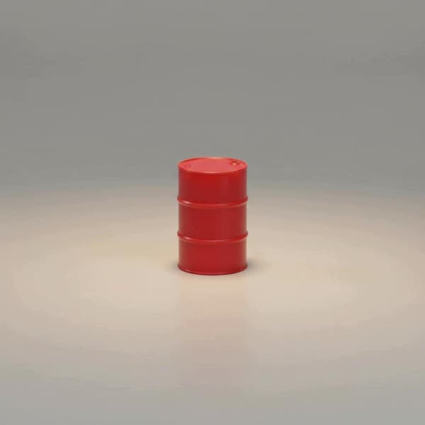1:64 scale model Realistic details Versatile accessory Black oil drum