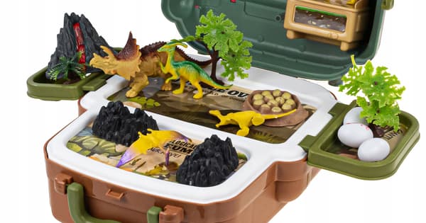 DINOSAUR FIGURES – LITTLE EXPLORER RESEARCH STATION – DINOSAUR BACKPACK