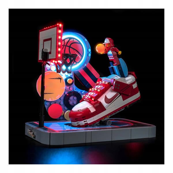 LED lighting set for 43021 Dunk Trickshot building blocks, lights