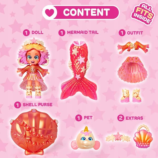 KOOKYLOOS Mermaid Sunset Dream Set: Mermaid and Shell