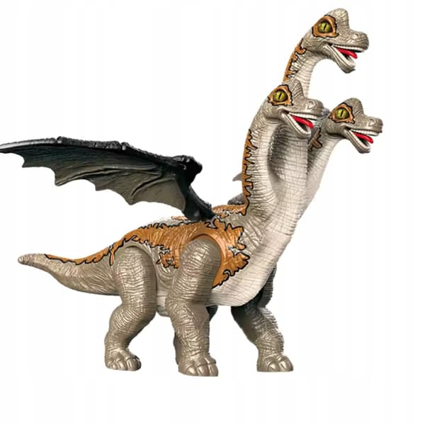 LARGE INTERACTIVE DINOSAUR: WALKS, ROARS, GLOWS, MOVES ITS HEAD AND TAIL + EGGS