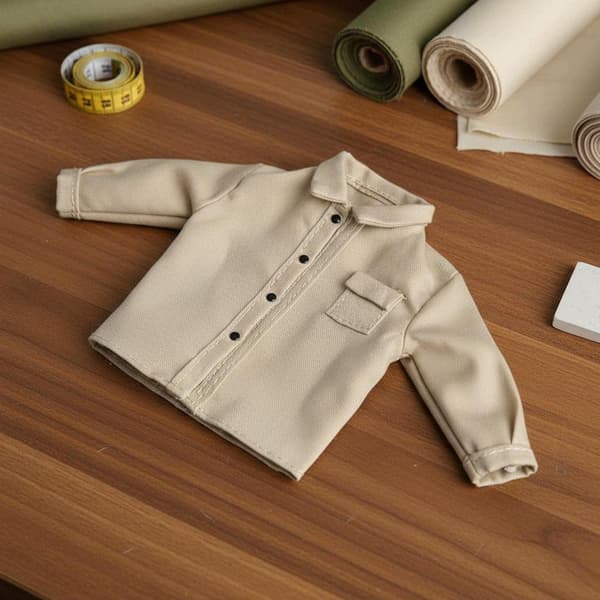Lalka Long-sleeved shirt, khaki, sizes 1–12