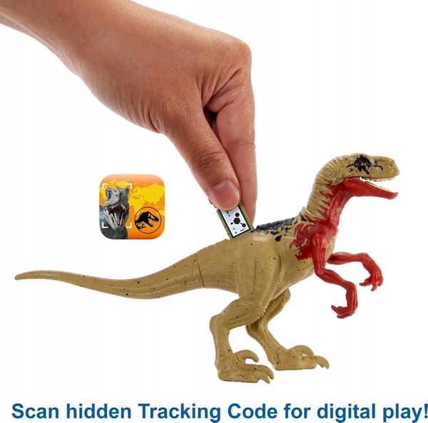 OFF-ROAD VEHICLE SET WITH DINOSAUR AND HUMAN FIGURINES