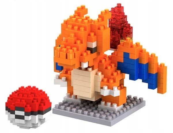 Pokémon CHARIZARD 3D Nano Building Blocks Figure, Box Set, Pokémon Toy