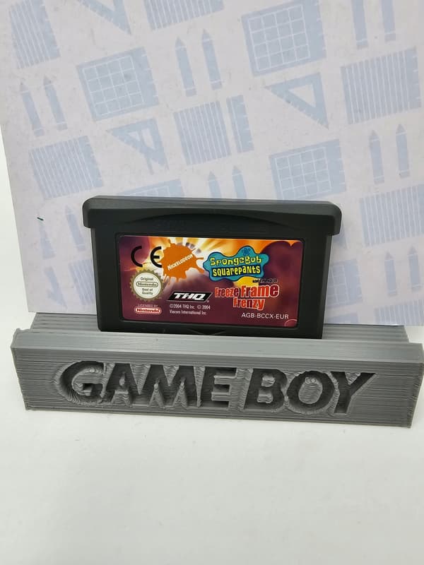 GAME BOY ADVANCE SPONGEBOB SQUAREPANTS FREZE FRAME FRENZY ORIGINAL