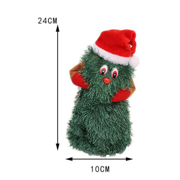 Singing electric musical figure – Dancing Christmas tree toy, large size