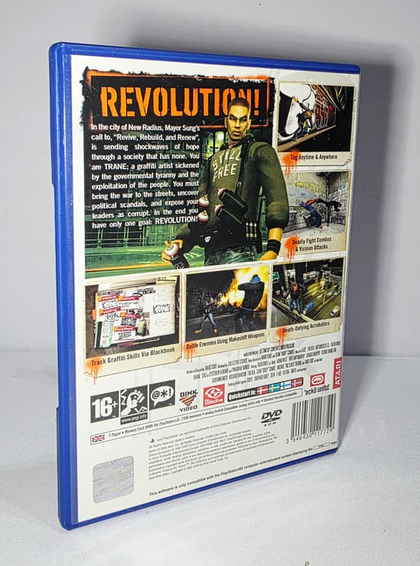 Marc Ecko's Getting Up Contents Under Pressure PS2 3XA WELL-LOOKED-AFTER DISC -5