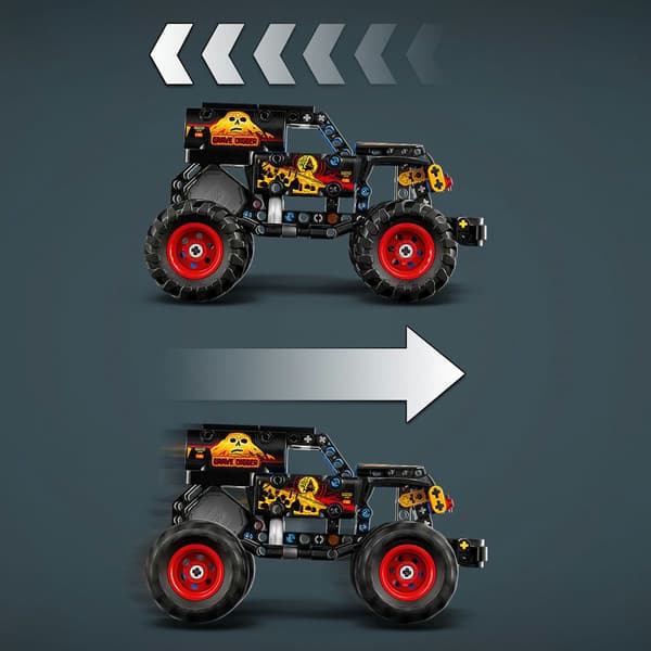 LEGO Technic 42219 Monster Jam Grave Digger: Fire and Ice 42219