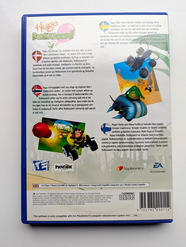 *** HUGO BUKKAZOOM PLAYSTATION 2 PS2 PSX *** Polish Version