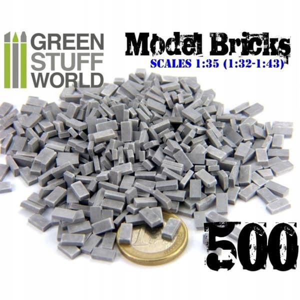 Green Stuff World GSTU367023 Murstein, 500 stk.
