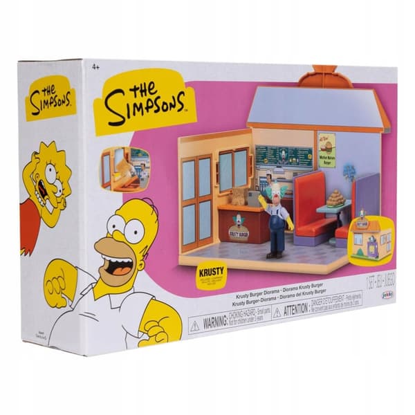 Jakks Pacific The Simpsons Krusty Burger play set, 6 cm, accessories