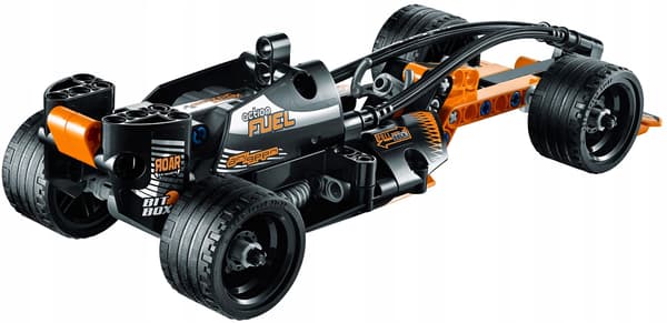 LEGO TECHNIC 42026 Black Road Conqueror Formula Racing Car – Pull-Back – Unique